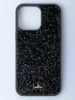 Чехол Swarovski для iphone 15 чехол сваровски на айфон 15 Черный