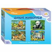 Пазл Step puzzle Baby Step Дикие животные (70104), 12 дет., 28х6х20 см