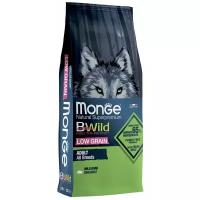 Сухой корм для собак Monge BWILD Feed the Instinct Low Grain Dog Adult Wild Boar, дикий кабан, 2 шт х 12 кг