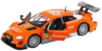 Металлический транспорт Автопанорама Машина металлическая Audi RS 5 DTM 1:32, инерция, световые и звуковые эффекты, открываются двери, цвет оранжевый