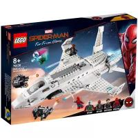 Конструктор LEGO Marvel Super Heroes 76130 Spiderman Реактивный самолёт Старка и атака дрона, 504 дет