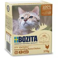 Влажный корм для кошек Bozita с рубленой курицей 370 г (кусочки в соусе)