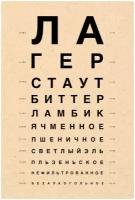 Постер / Плакат / Картина Пивной окулист 50х70 см в подарочном тубусе