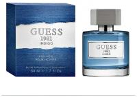 Туалетная вода мужская GUESS 1981 Indigo men 50 мл Гесс мужские духи ароматы для него парфюмерия для мужчин