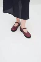 Туфли УСТА К УСТАМ, демисезон/лето, натуральная кожа, размер 39, бордовый