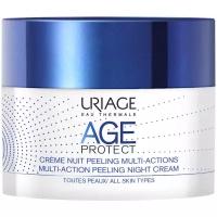 Uriage пилинг для лица Age Protect Multi-Action Night Cream Peel ночной многофункциональный