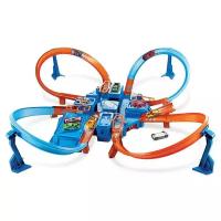 Аксессуар для трека Hot Wheels Criss Cross Crash DTN42 фиолетовый