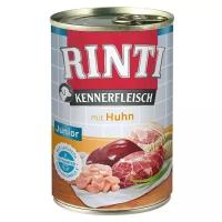Влажный корм для щенков Rinti Kennerfleisch Kennerfleisch, беззерновой, курица 400 г (для мелких пород)