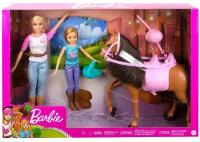 Набор игровой Barbie Барби и Стейси с лошадью GXD65