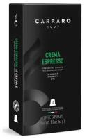 Кофе в капсулах Carraro Crema Espresso, для Nespresso, 10 шт