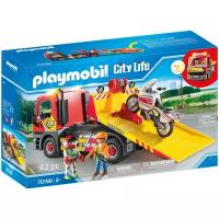 Набор с элементами конструктора Playmobil City Life 70199 Буксировщик