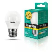 Светодиодная лампочка Camelion LED7-G45/830/E27