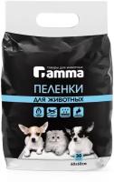 Gamma пеленки для животных, 600х600 мм, 30 шт