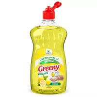 Clean&Green Средство для мытья посуды Greeny лимон, 0.5 л
