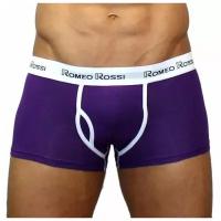 Мужские трусы боксеры фиолетовые Romeo Rossi RR365-5 XXL (52)