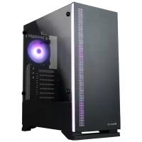 Корпус MidiTower Zalman S5 black (ATX, без БП, RGB, 2xUSB2.0 Type-A + USB3.2 Type-A) (Zalman S5)