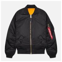 Мужская куртка бомбер Alpha Industries MA-1 Slim Fit чёрный, Размер XXXL