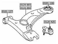 Сайлентблок рычага подвески Asva 0101-127 для Chery TIGGO; Toyota RAV 4 II