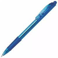 Ручка шариковая Pentel масляная автоматическая Fine Line, узел 0,7 мм, линия 0,27 мм, синяя (BK417-CN)