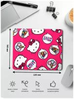Хеллоу Китти Hello Kitty Привет Киса коврик для мыши
