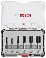 Набор пазовых фрез 6мм. 6шт. Bosch 2607017465