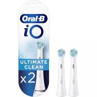 Oral-B iO Ultimate Clean White - cменные насадки для электрических зубных щеток серии iO, 2 шт