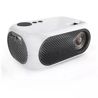 Портативный LED Мини Проектор MINI Projector 640х360 с поддержкой, разрешение 19201080 HDMI USB Желтый