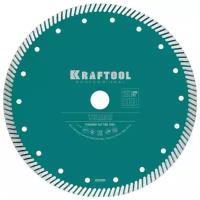 KRAFTOOL TURBO 150мм, диск алмазный отрезной сегментир по армир бетону, кирпичу, тротуар плитке, граниту, черепице (150х22.2 мм, 10х2.4 мм), 36682-150