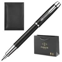 Ручка PARKER S0949660 Перьевая ручка Parker IM Premium F222, цвет: Matte Black CT, перо: Fblue 2011 (№ 168)