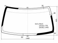 Стекло Лобовое Honda Cr-V 95-01 XYG арт. S10 LFW/X