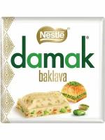 Белый шоколад с фисташками и пахлавой DAMAK 60гр*6шт