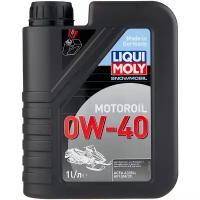 7520 liqui moly синтетическое моторное масло для снегоходов snowmobil motoroil 0w40 cf/sm a3/b4 (1л)