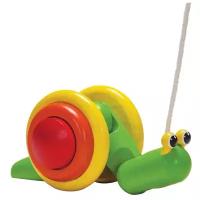 Каталка-игрушка PlanToys Pull-Along Snail (5108 / 5722)