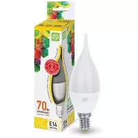 Лампа светодиодная led-свеча на ветру-standard 7.5Вт 160-260В Е14 3000К ASD