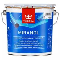 Эмаль алкидная тиксотропная Miranol (Миранол) TIKKURILA 2,7 л белая (база А)