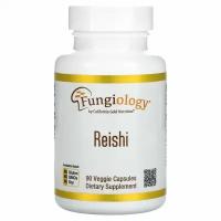 California Gold Nutrition Reishi (Ganoderma Lucidum) Full-Spectrum Certified Organic Cellular Support (Рейши поддержка на клеточном уровне) 90 капсул