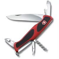 Нож Victorinox RangerGrip 68, 130 мм, 11 функций, красный с черным, шт