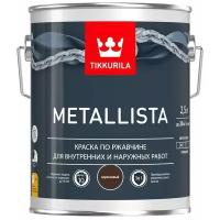 Краска по ржавчине METALLISTA коричневая гл 2,5л