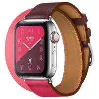 Умные часы Apple Watch Hermès Series 4 GPS + Cellular 40мм Stainless Steel Case with Leather Double Tour