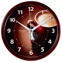 Настенные часы Тройка настенные TROYKA 91931942 круглые кофе