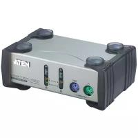 Переключатель ATEN CS82A 2-port PS / 2 KVM Switch (клавиатура PS / 2+мышь PS / 2+VGA15pin, 2 кабеля)