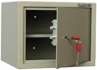 Сейф маленький (мини) мебельный для денег и документов для дома/квартиры/офиса/в шкаф Brabix D-24m, 240х310х260 мм, ключевой замок, крепление к стене, 7 кг