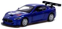 Машина металлическая MASERATI GRAN TURISMO MC GT4, 1:43, инерция, цвет синий