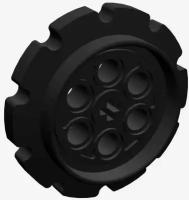 Ведущее колесо, каток гусеницы LEGO Technic 57519 Tread Sprocket Wheel Large (Черный)