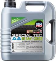 Масло моторное liqui moly leichtlauf special aa 5w-30 синтетическое 4 л 7516