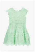 Платье с вышивкой ришелье Mayoral 6962/22 Зеленый 152