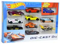 Игровой набор машинки Машинки Hot Wheels 10 шт в коробке