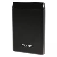 Внешний аккумулятор Qumo PowerAid, 5000 мАч, 2 USB, 2.4 А, USB/Type C, черный 4309223