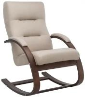 Кресло-качалка Leset Милано, Орех текстура, ткань Малмо 05