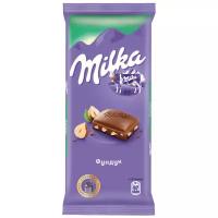 Шоколад Milka молочный с фундуком